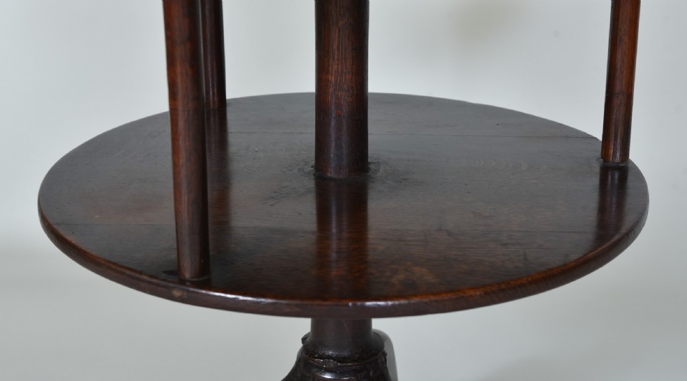 Rare 18th century Oak Dumb Waiter View VII