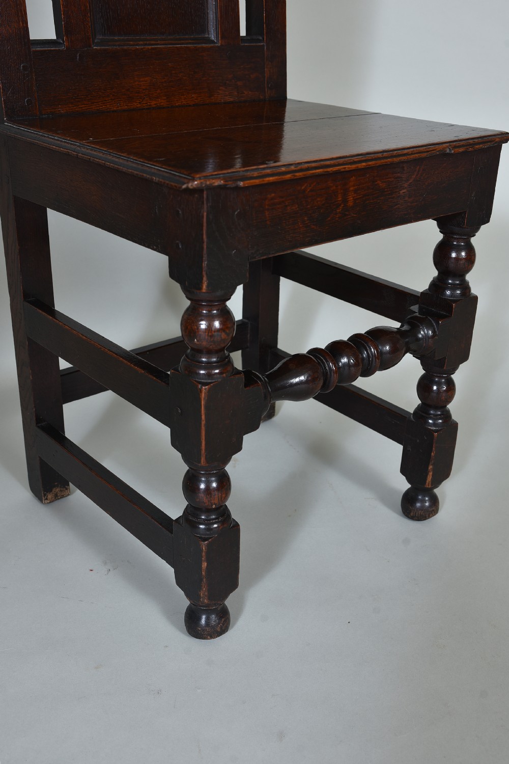 Fine Pair of Queen Anne Welsh Oak Chairs View V