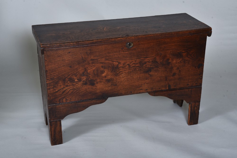 Late 18th century Elm Coffer View II
