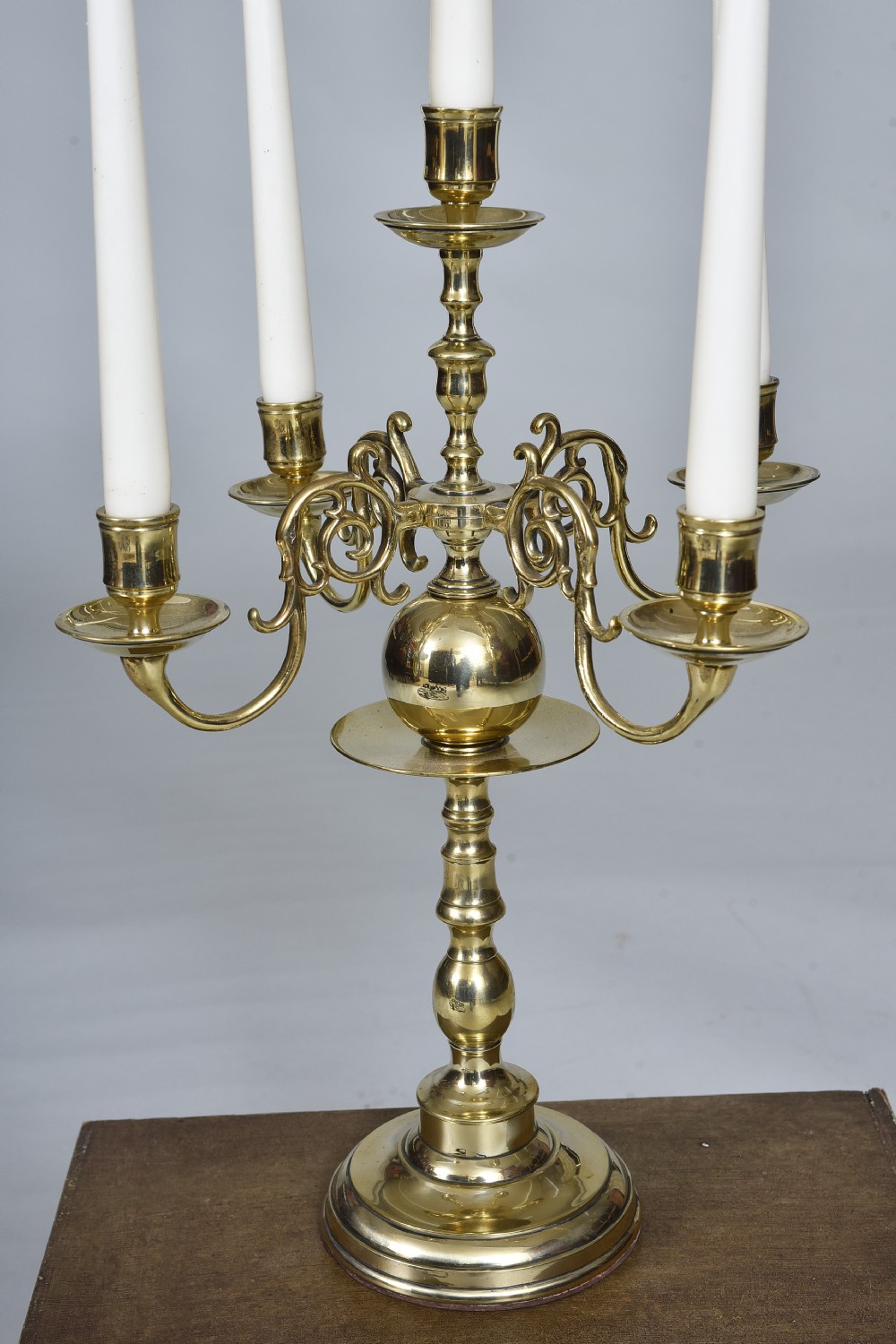 19th century Brass Candelabra View II