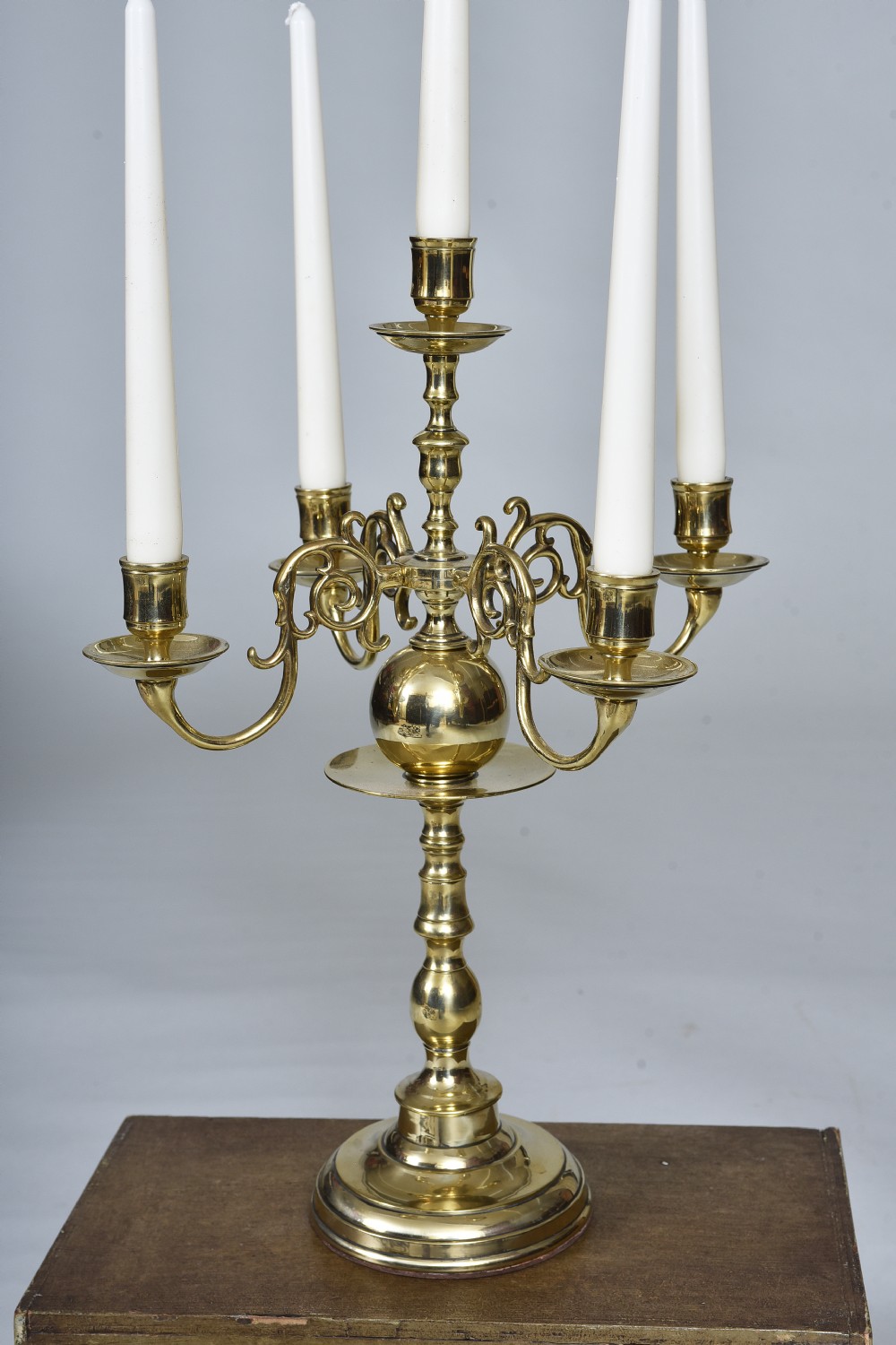 19th century Brass Candelabra View IV