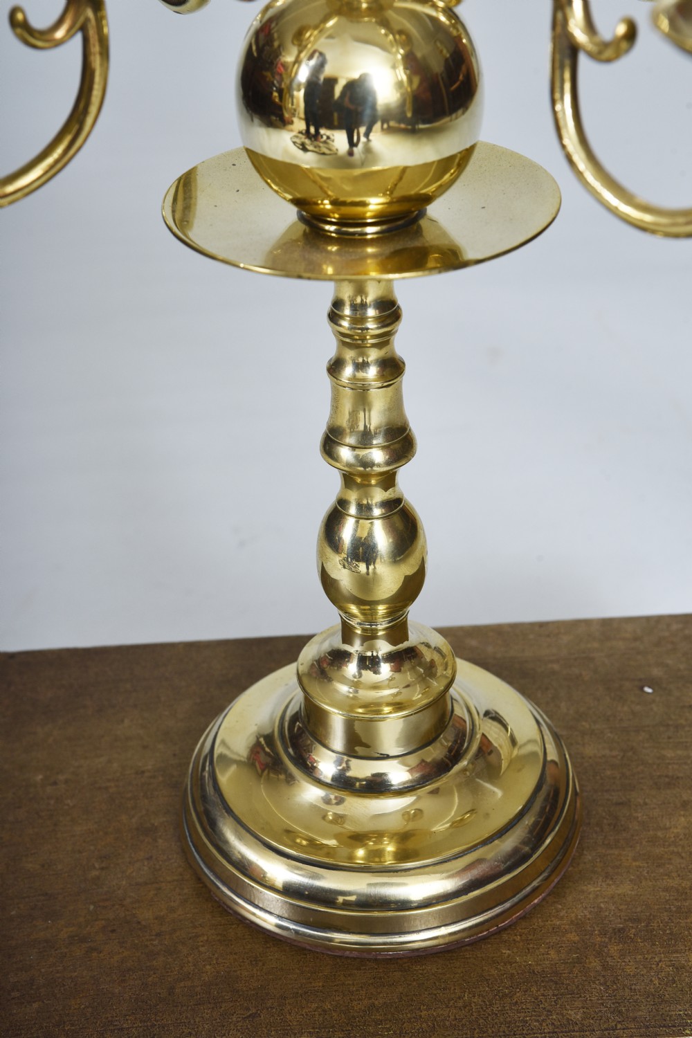 19th century Brass Candelabra View VI