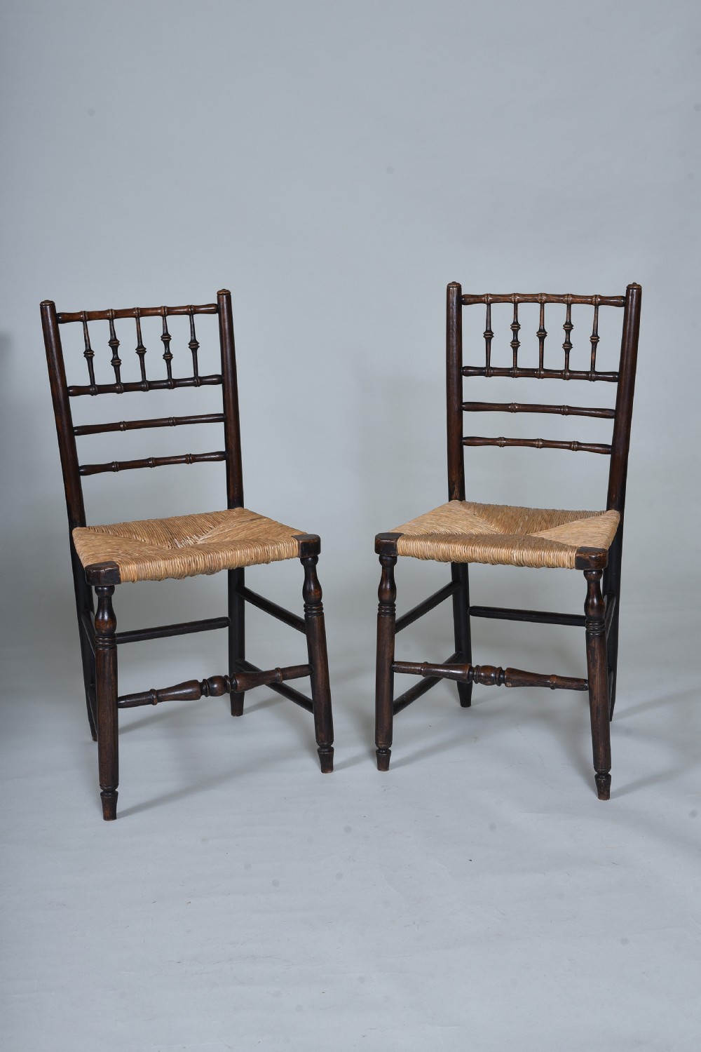 Pair of 19th century Faux Bamboo Chairs