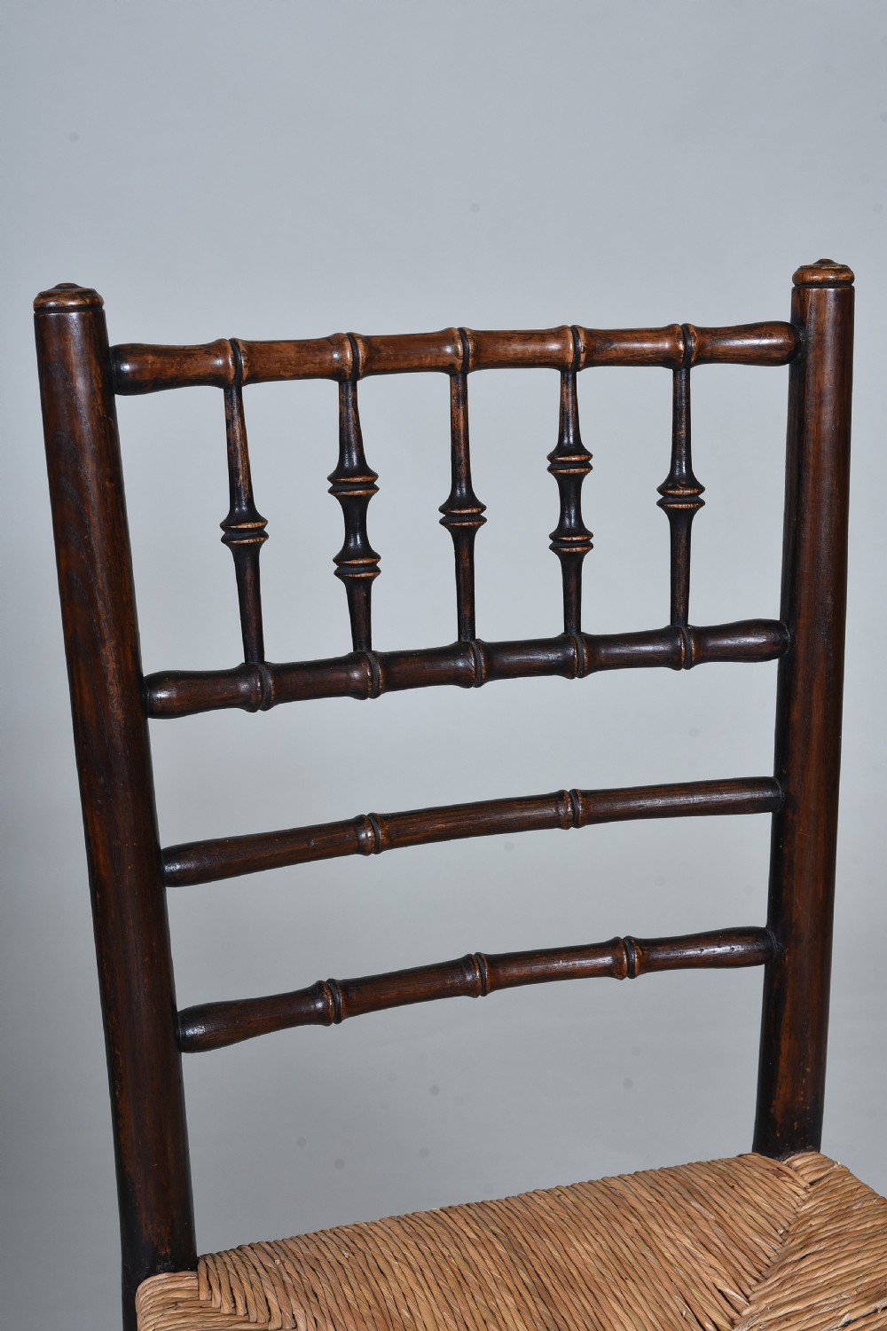 Pair of 19th century Faux Bamboo Chairs View III