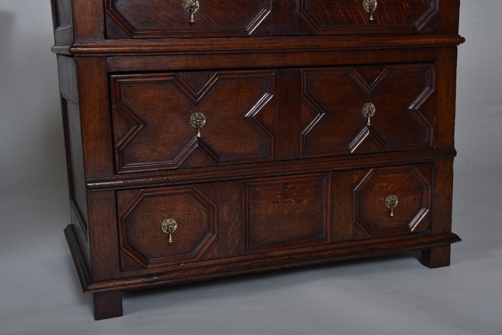 17th century Oak Chest of Drawers View III