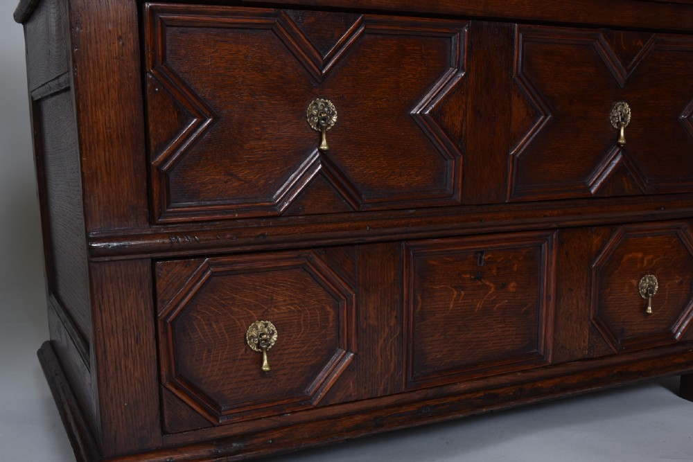 17th century Oak Chest of Drawers View V