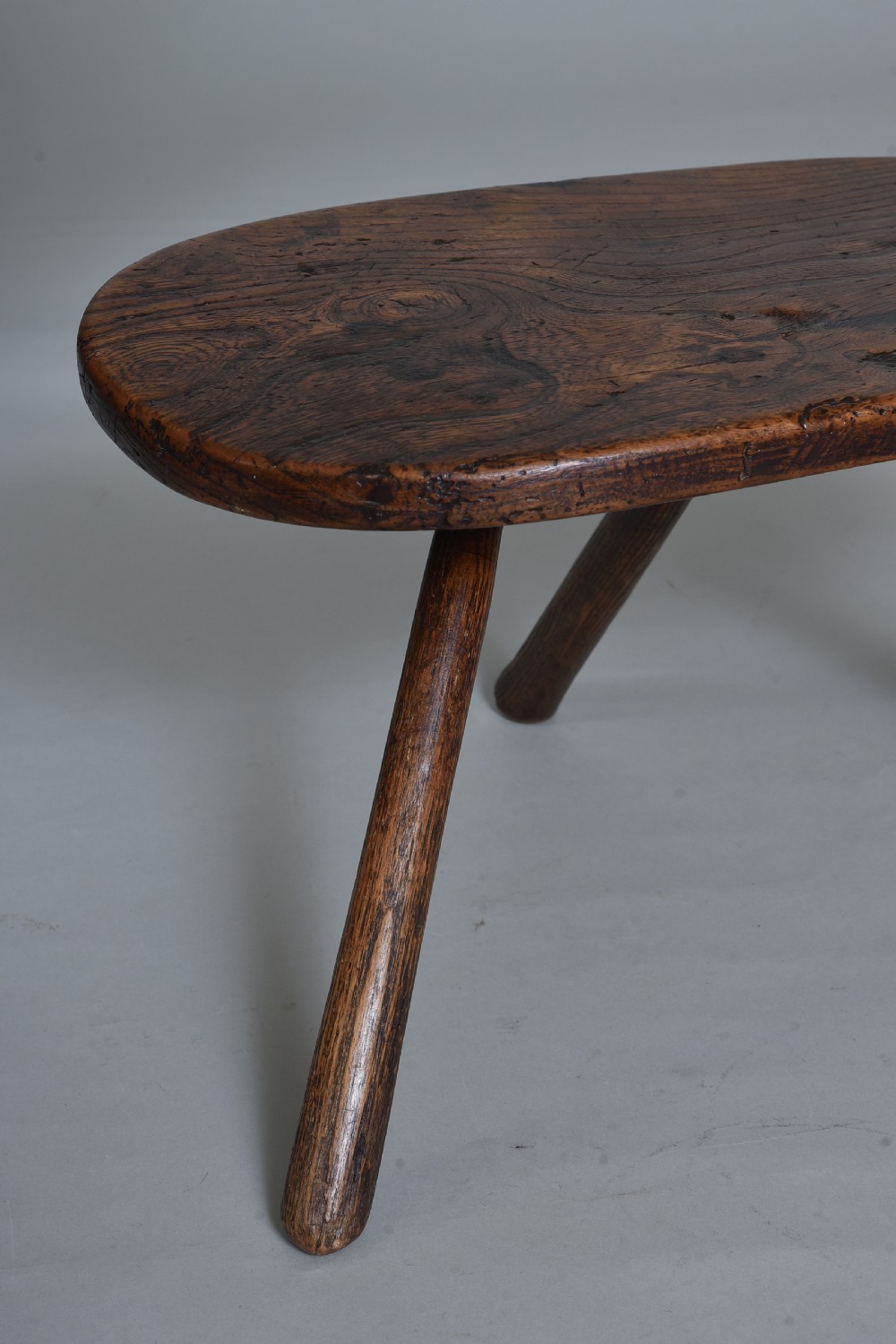 Elm stool of an unusual shape - circa 1780 View IV
