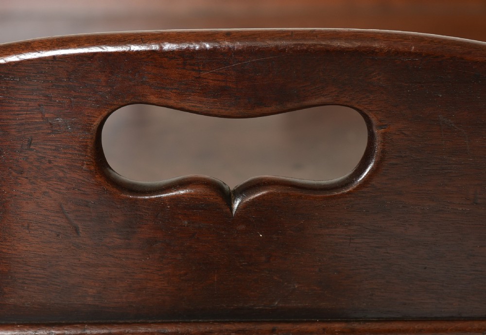 Georgian Mahogany Butlers Tray on Stand View XII