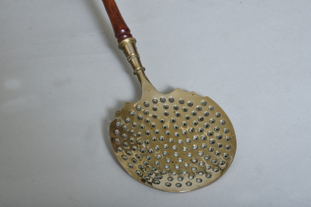 19th century Treen and Brass Sieving Slice View III
