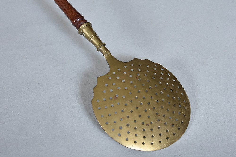 19th century Treen and Brass Sieving Slice View IV