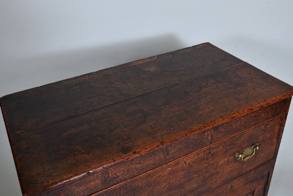 Antique Oak Cupboard of unusual design circa 1790 View II
