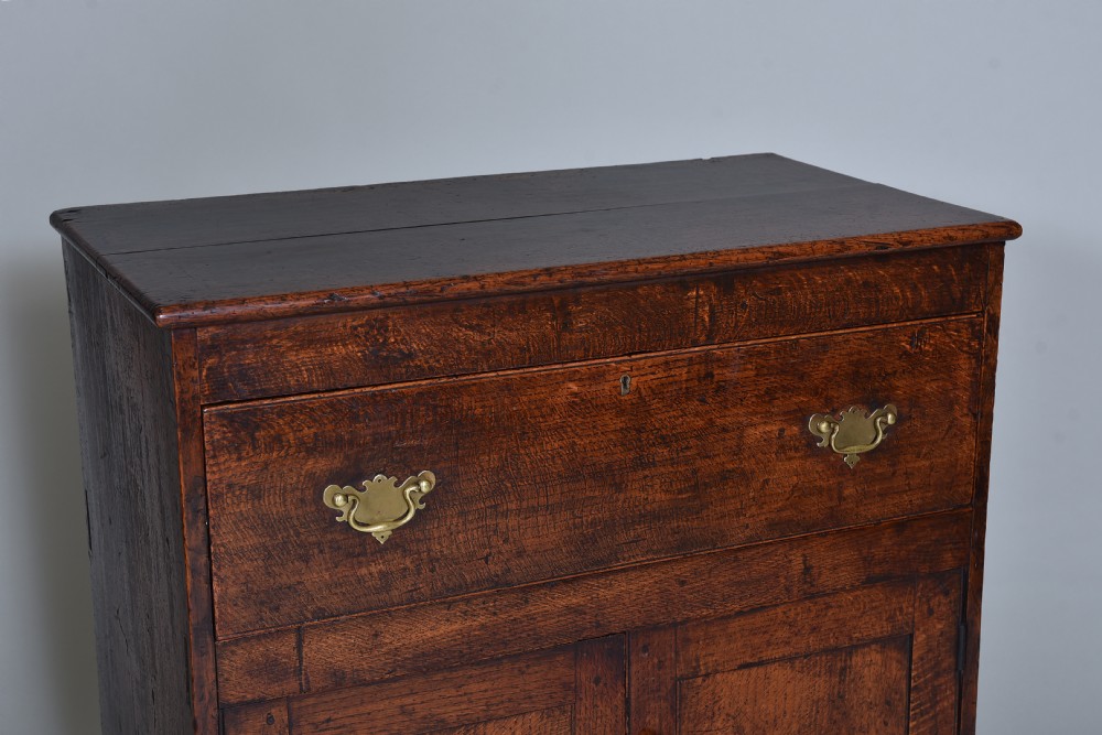 Antique Oak Cupboard of unusual design circa 1790 View III