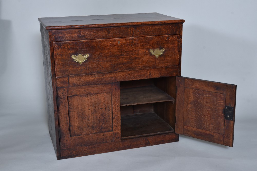 Antique Oak Cupboard of unusual design circa 1790 View V