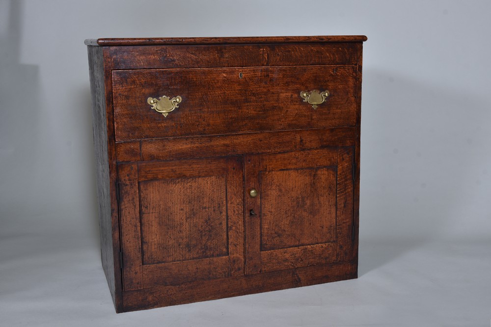 Antique Oak Cupboard of unusual design circa 1790 View VI