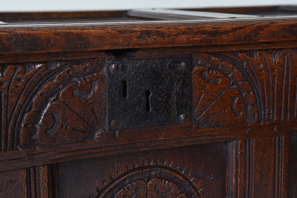 17th century Oak Coffer View VI
