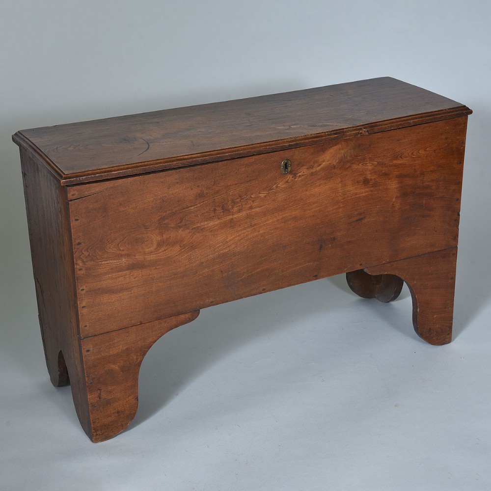 Late 18th century Elm Coffer