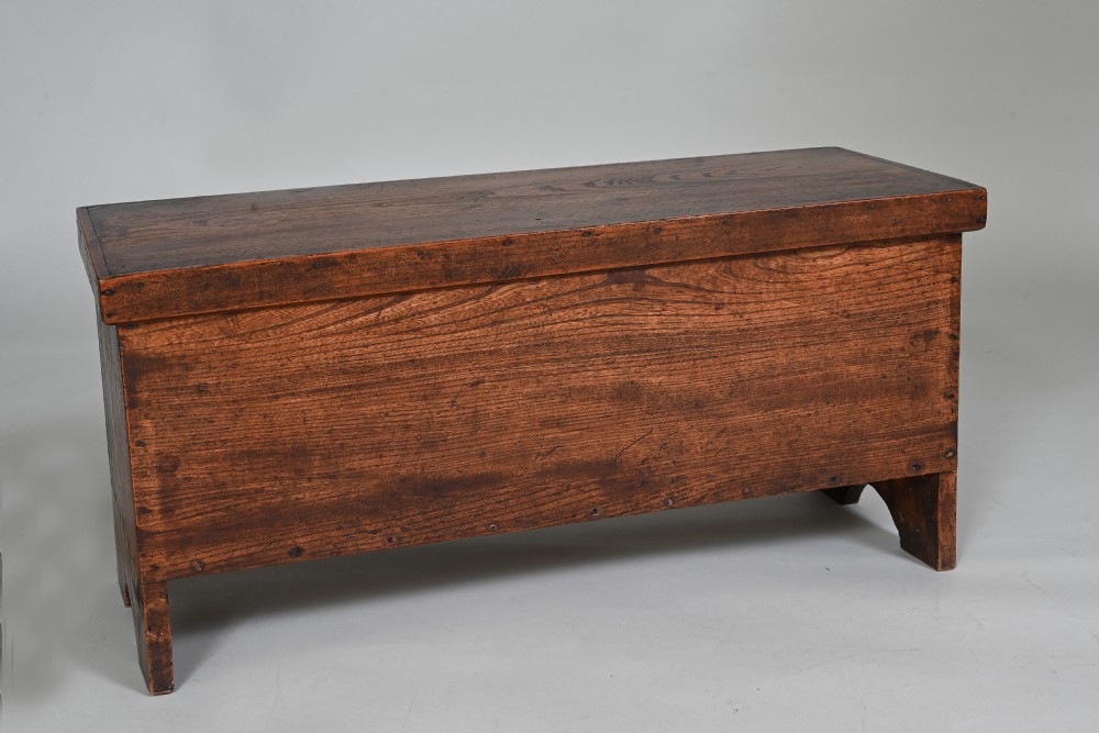 Small Antique Elm Coffer