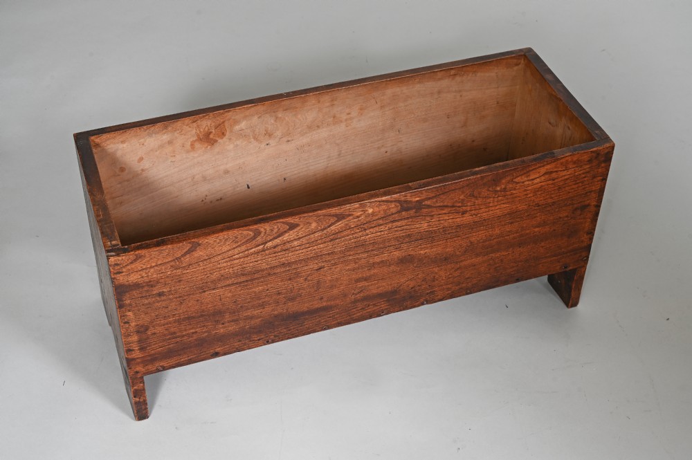 Small Antique Elm Coffer View IV