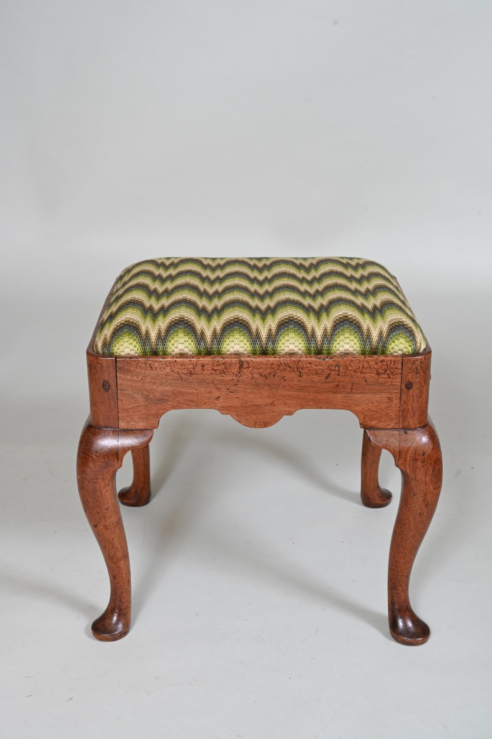 18th century Upholstered Stool