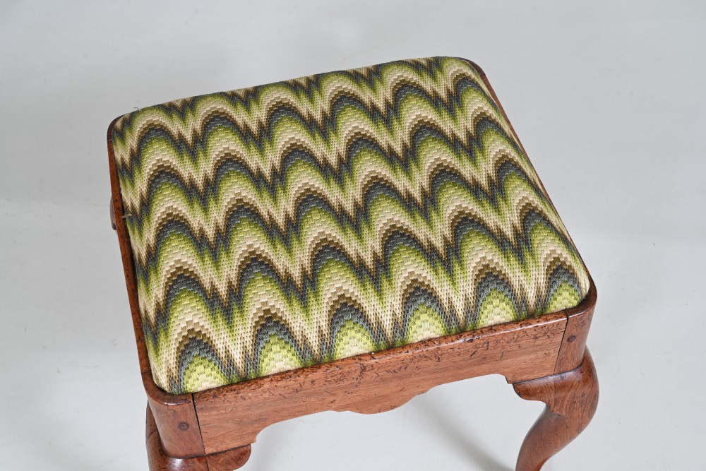18th century Upholstered Stool View IV