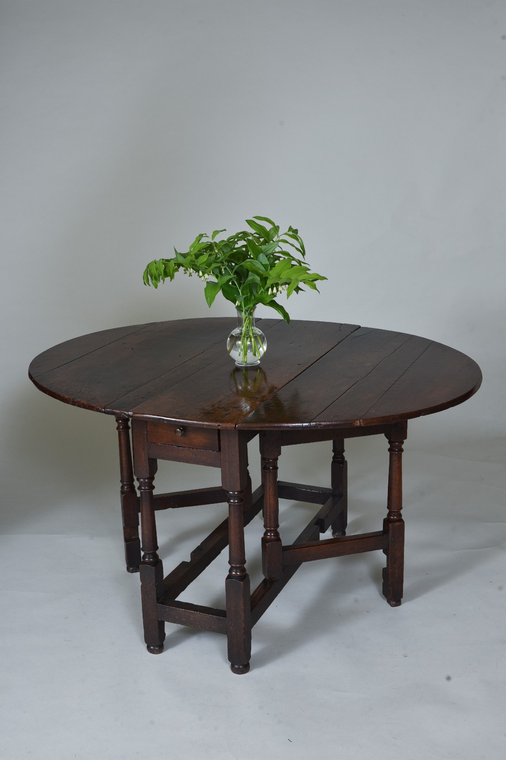 17th century Oak Gateleg Table View IX