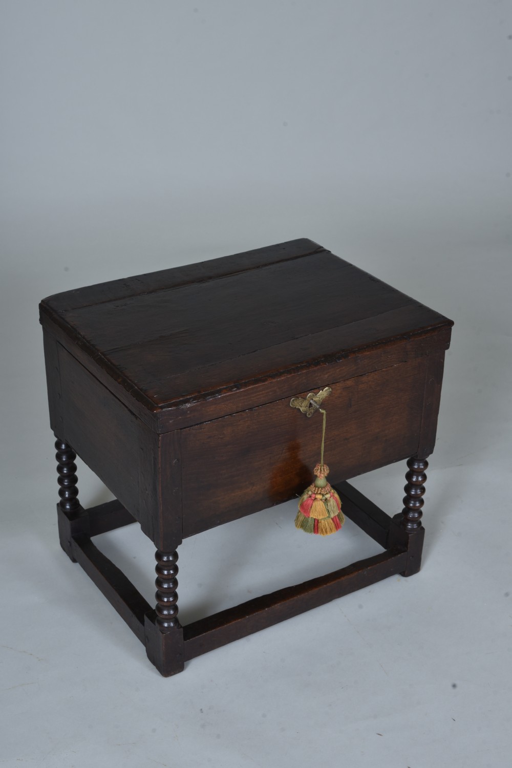 17th century Oak Box Stool