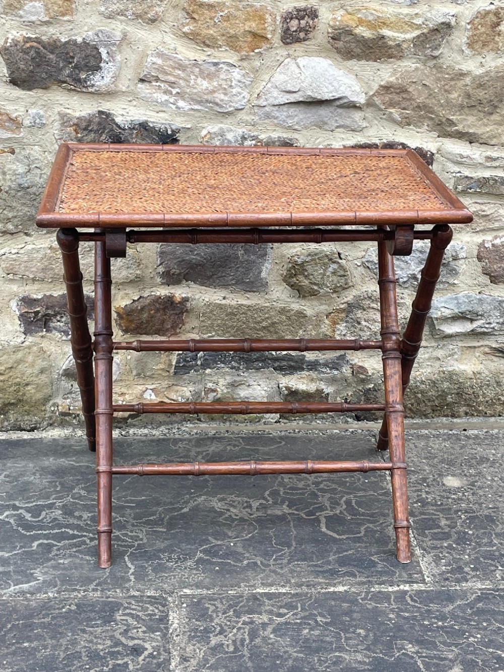 Faux Bamboo Table