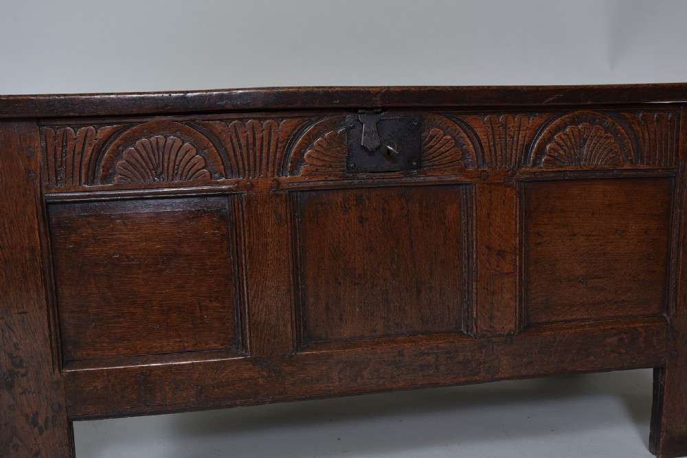 17th century Oak Coffer View V
