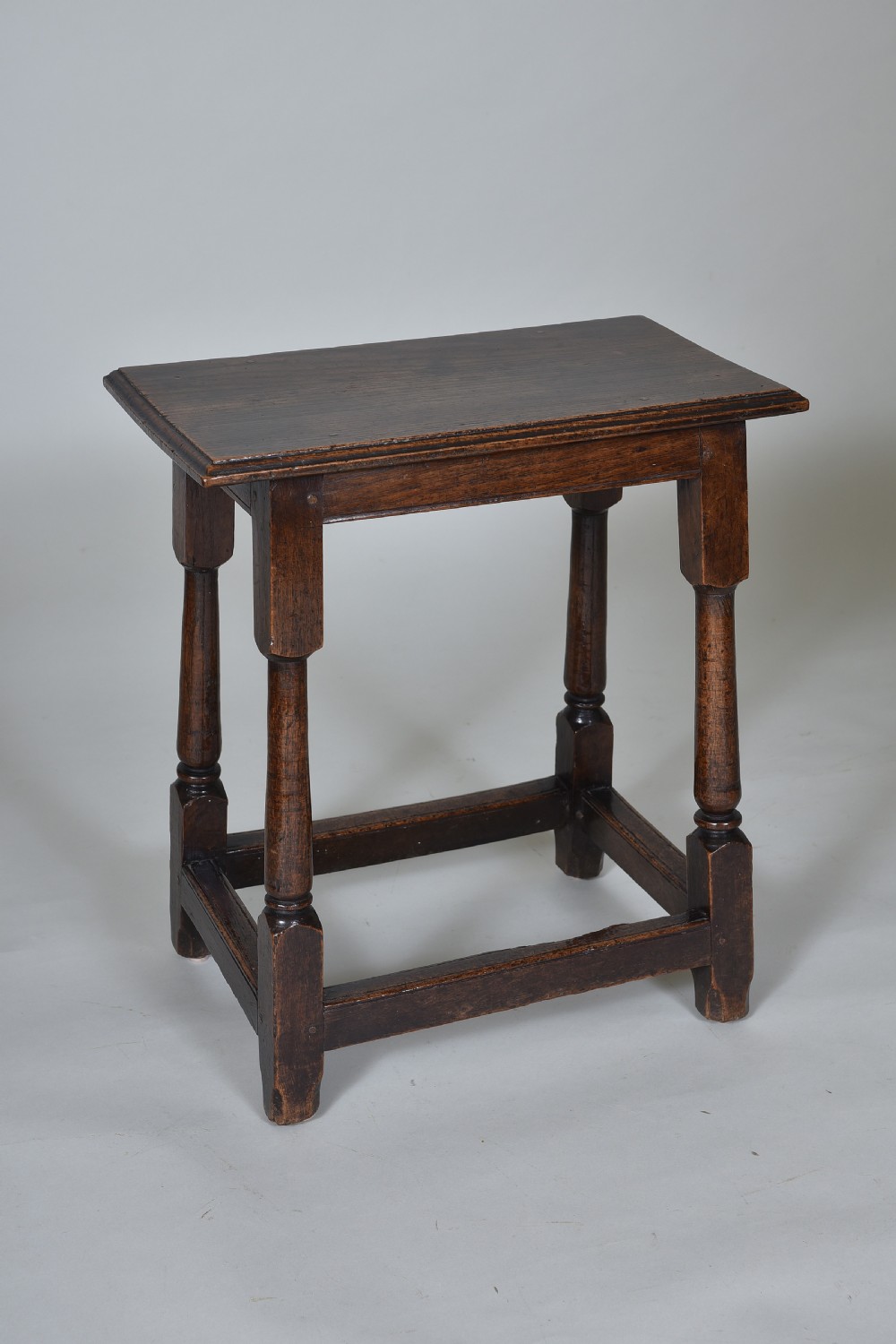 Queen Anne Oak Joint Stool