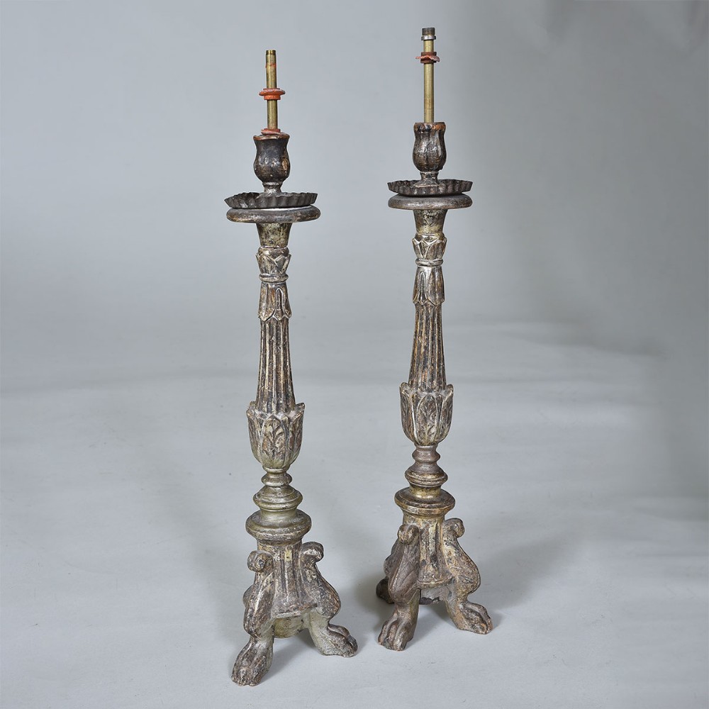 Pair of 18th century Candlesticks/Altar Sticks