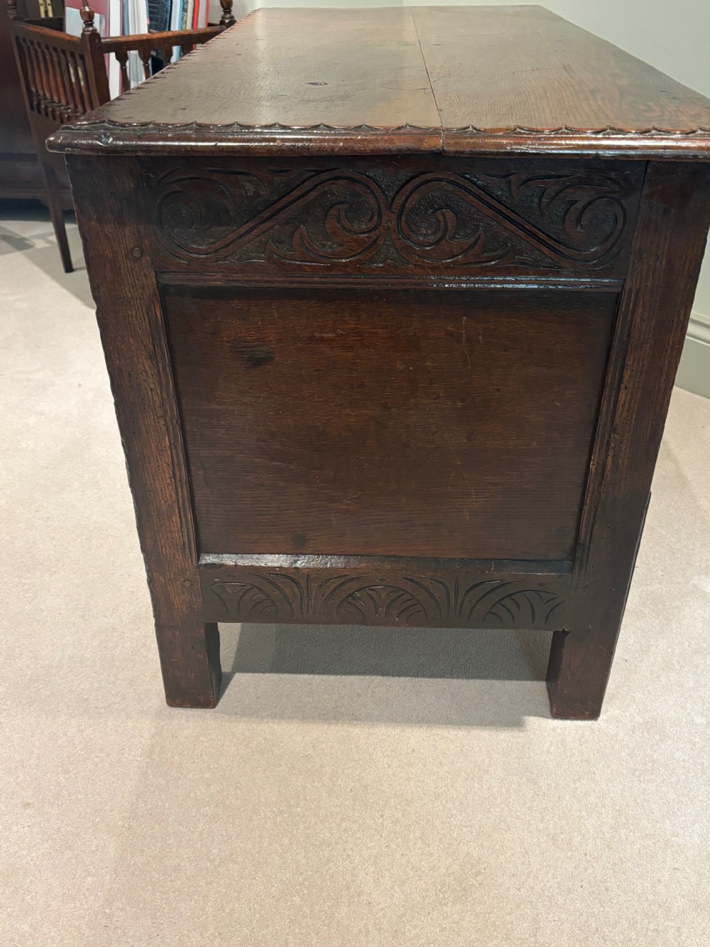 17th century Oak Coffer View III