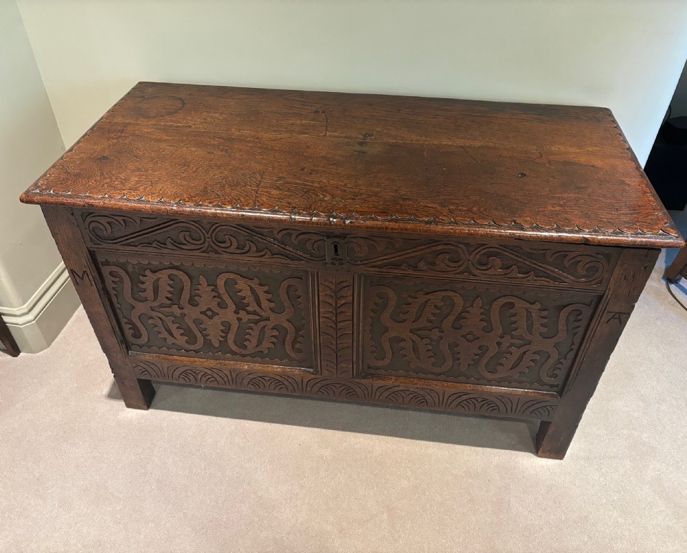 17th century Oak Coffer View V