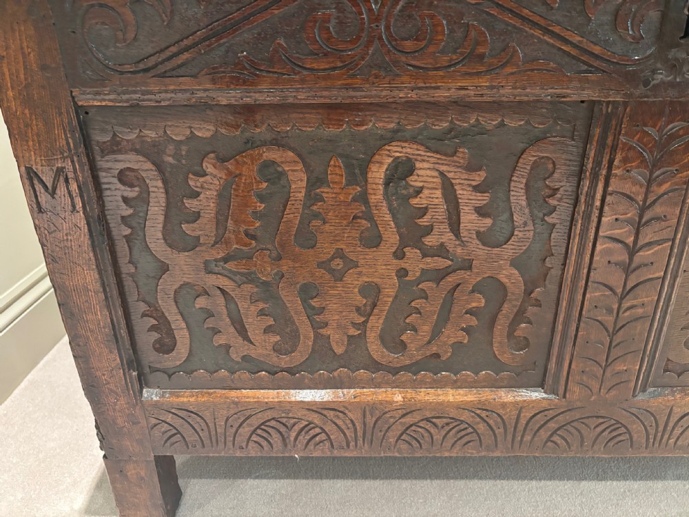 17th century Oak Coffer View VI