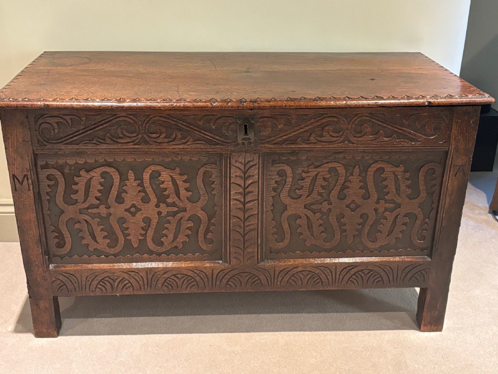17th century Oak Coffer View VIII