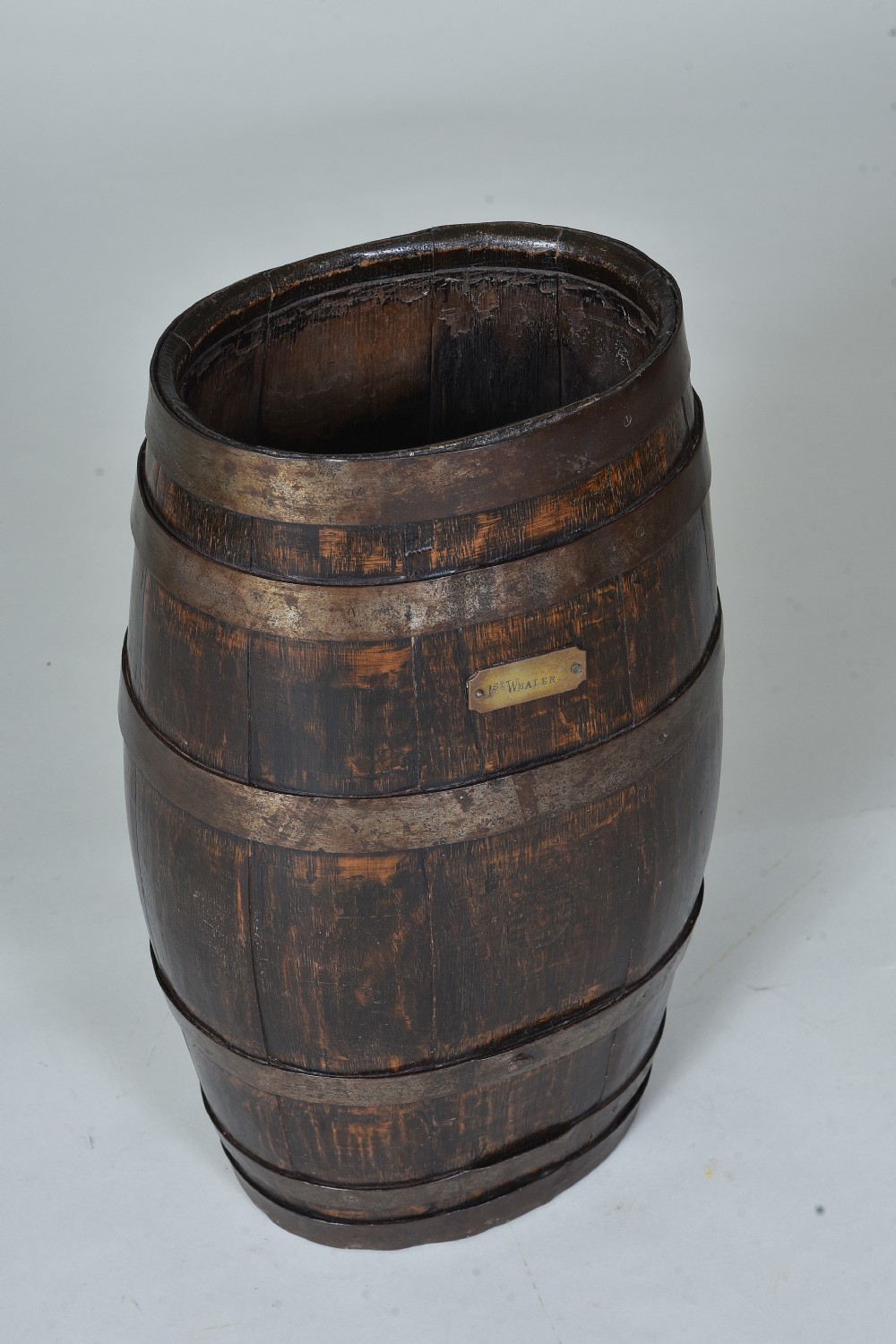 19th century Oak Stick Stand or Umbrella Stand View VI