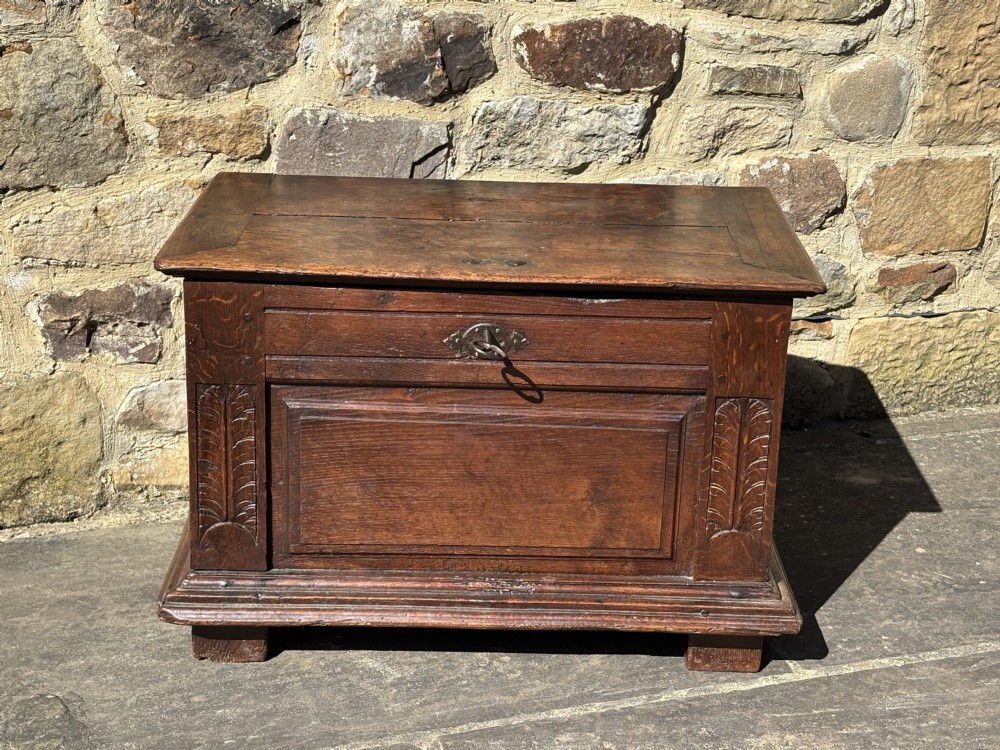 Small 17th century French Oak Coffer