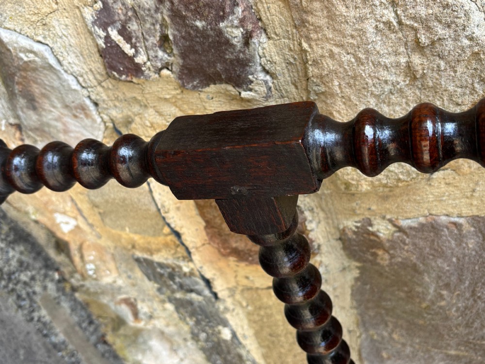 Small 17th century Oak Side Table View VI