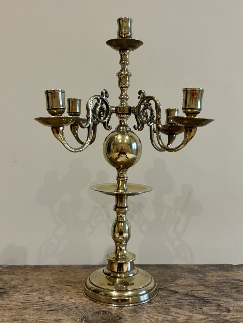 19th century Brass Candelabra View III