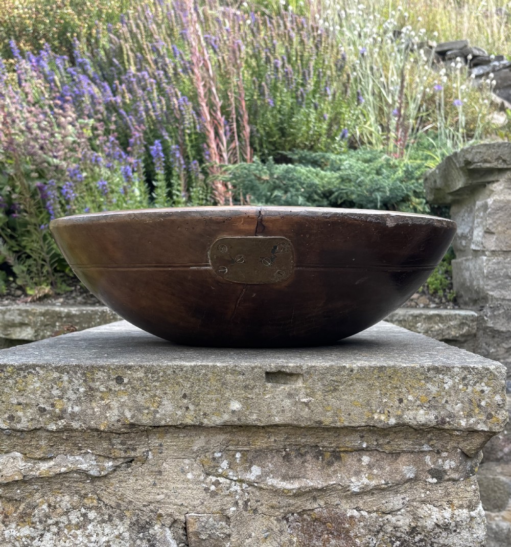 Large Treen Dairy Bowl View III