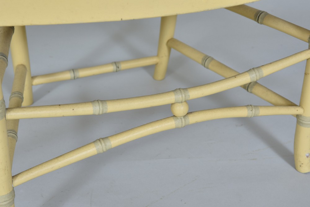 Painted Faux Bamboo Chair View V