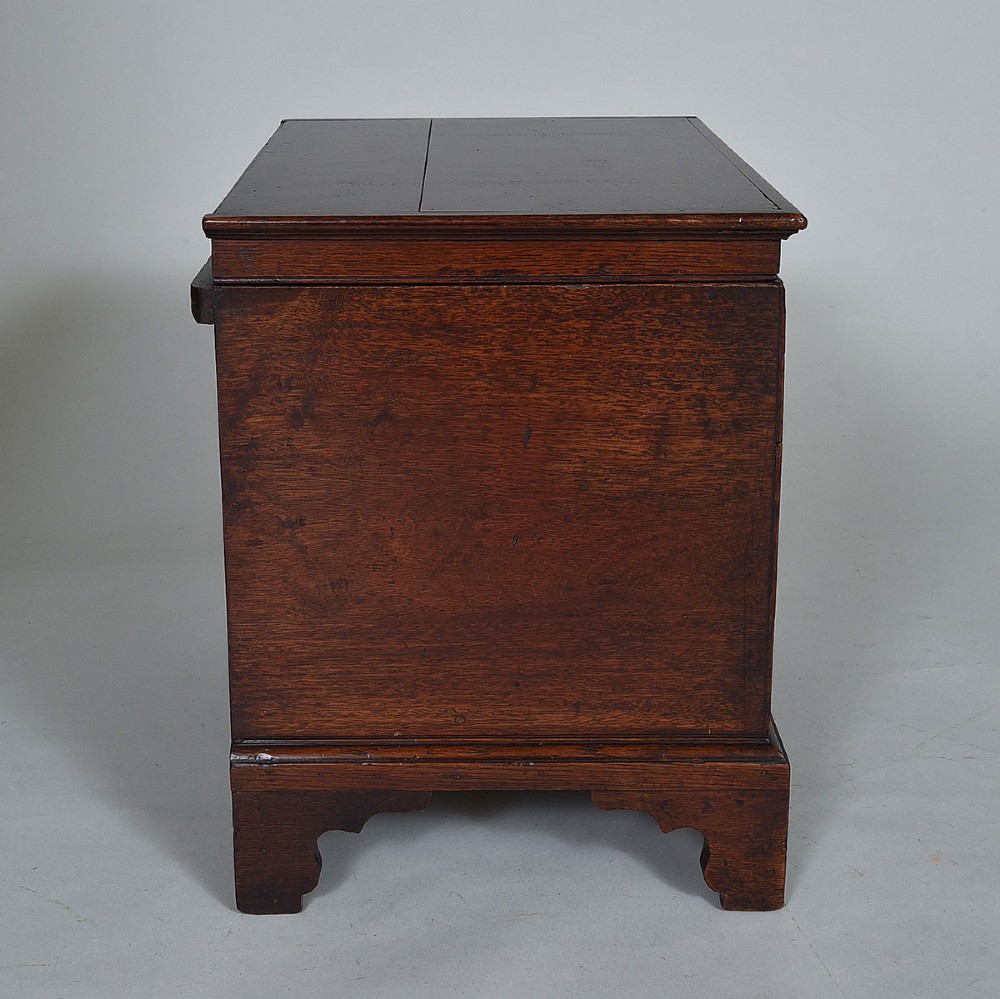 Early 18th Century Oak Box Stool View IV