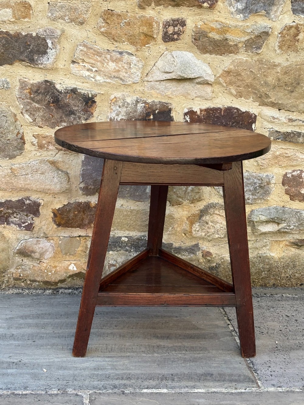 18th century Oak Cricket Table View II