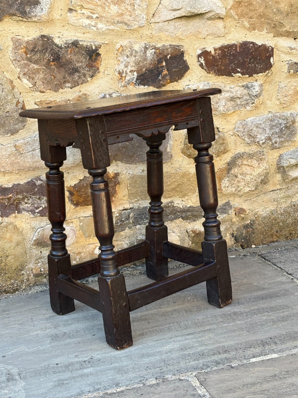 17th century Oak Joint Stool