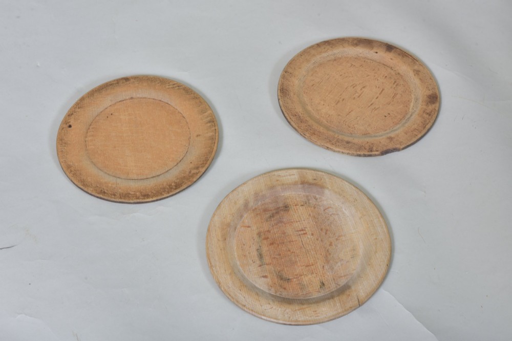 Three Wooden Trenchers View II