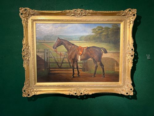 'shaughraun' by edward lloyd - CATEGORY: ANTIQUE ART - DATED 19TH CENTURY
