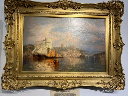 henry thomas dawson 'marine' oil on canvas - CATEGORY: ANTIQUE ART - DATED 19TH CENTURY