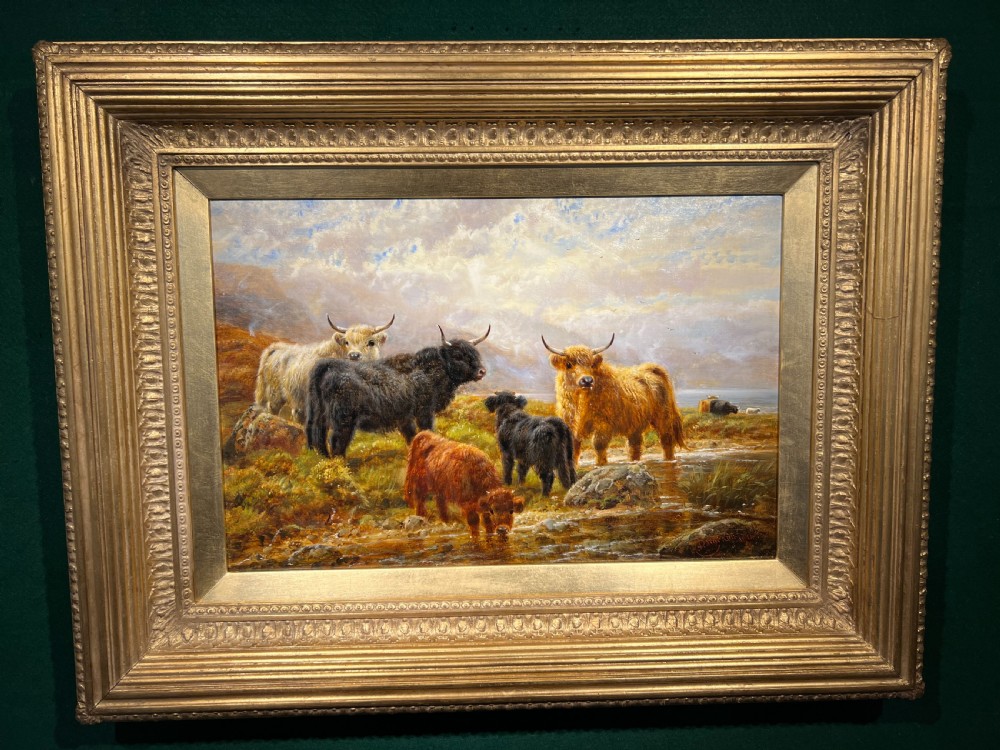 19th c. Oil on Canvas -  Landscape 