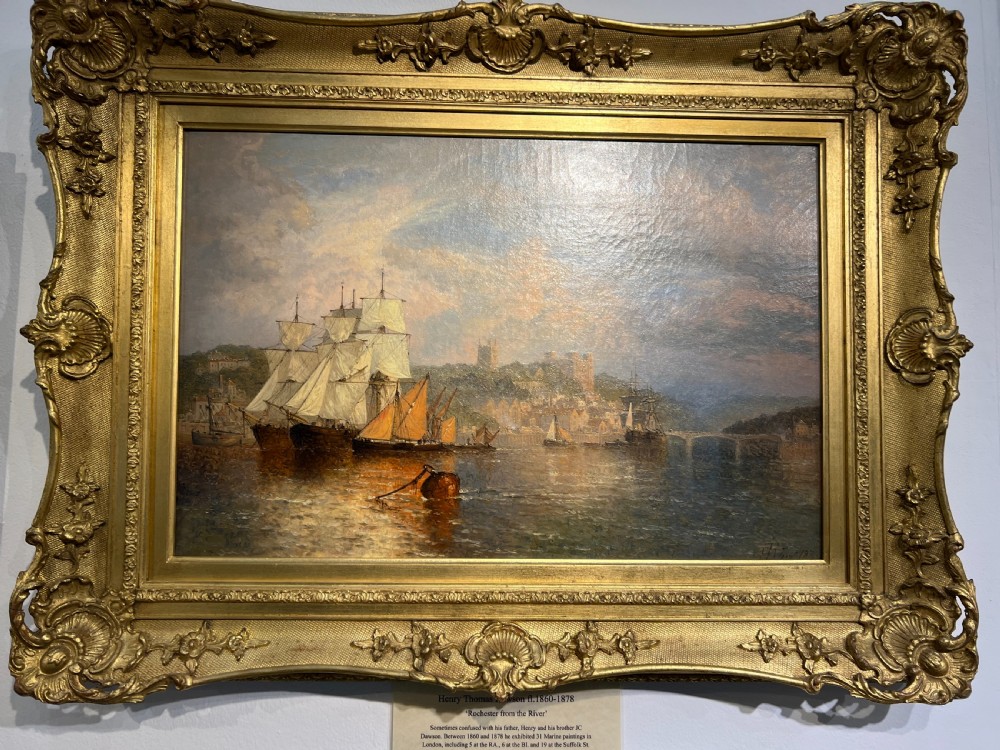 Henry Thomas Dawson - 'Marine' - Oil on Canvas