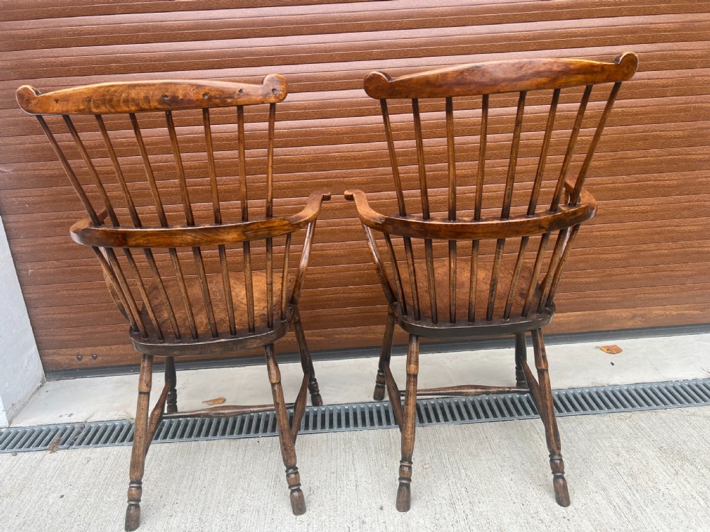  Pair Giii Thames Valley Windsor Chairs View III