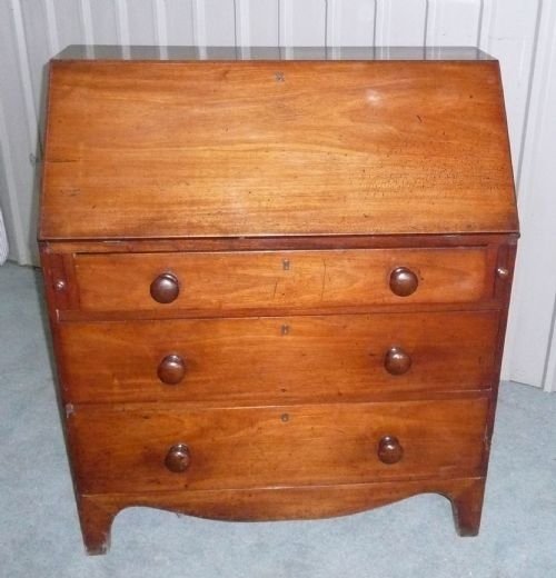 Early Victorian Mahogany Bureau
